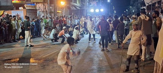 परंपरागत तरीके से मनाया गया मातमी पर्व मोहर्रम