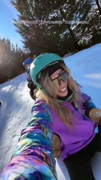 Juli Poggio y Marcos Ginocchio en Bariloche