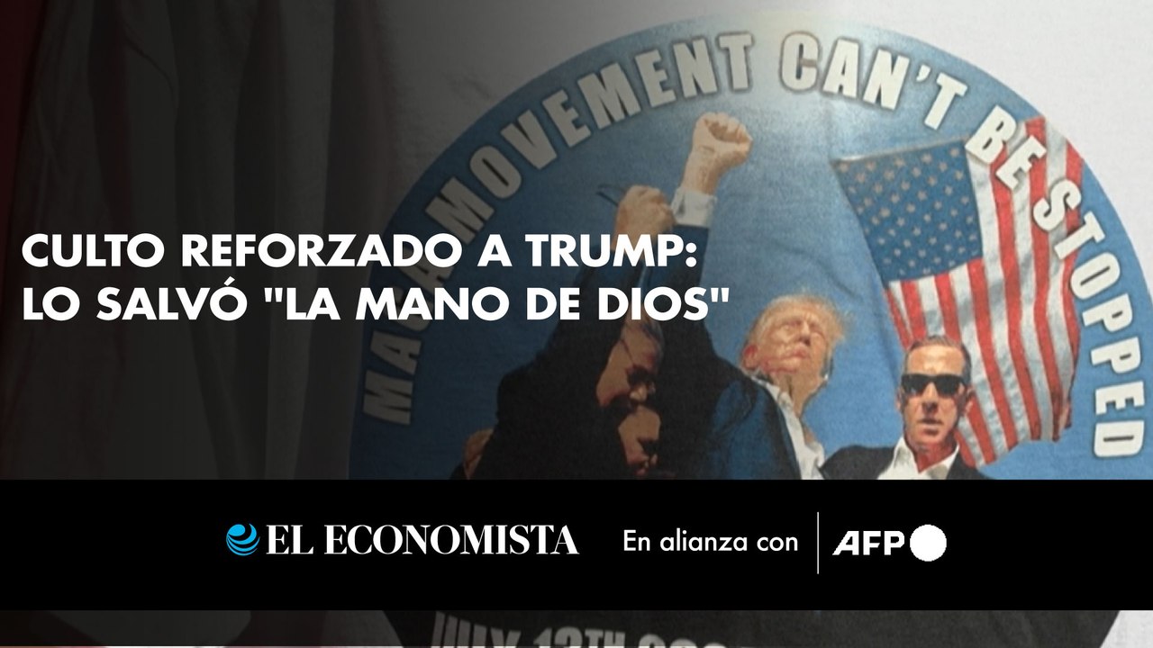 Culto reforzado a Trump: lo salvó "la mano de Dios"
