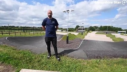 Vandals trashed Telford Flyers BMX track on Friday.