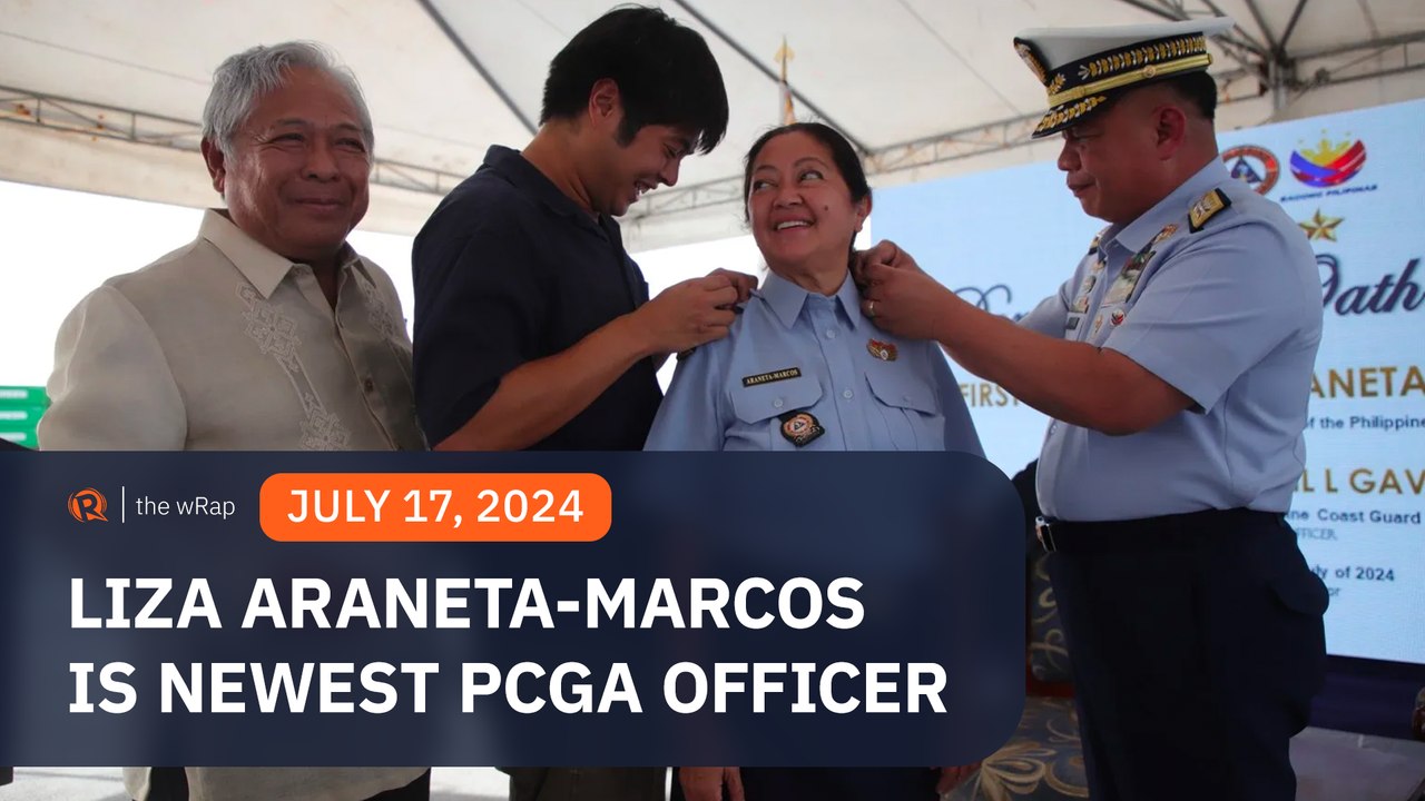 First Lady Liza Araneta-Marcos dons 3 stars as newest Philippine Coast Guard Auxiliary officer