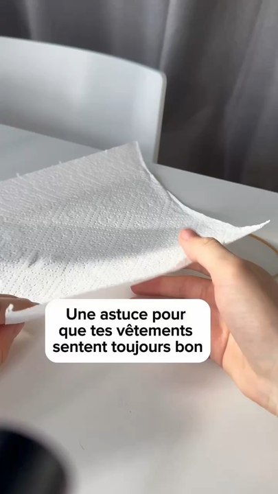 Une astuce pour que tes vêtements sentent toujours bon (Note : Bien que cette vidéo cite une marque, elle est réalisée sans contrepartie : ni rémunération ni cadeau)