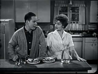 1960 Harry Morgan & Cara Williams for Carnation instant milk TV commercial