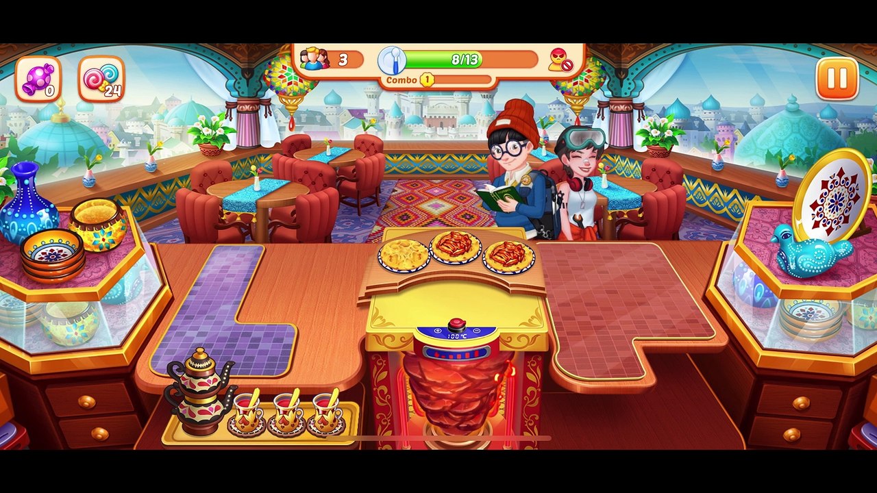 [Miniriceto]Game Play _ Crazy Diner -  Turkish BBQ - Lv 1378-1382