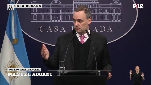 Adorni sobre los dichos del asesor presidencial Karagozian: una opinión más con la que no estamos de acuerdo