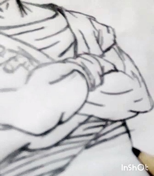 Sketch of Animee character