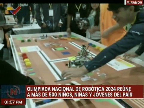 Miranda | Más de 500 niños, niñas y jóvenes participan en la Olimpiada nacional de robótica 2024
