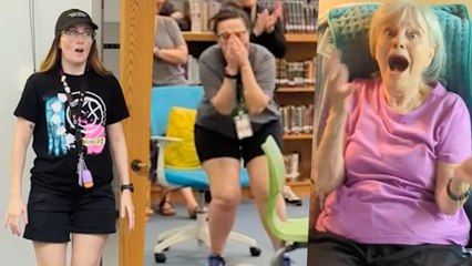 Sailor's Surprise Return Gives Three Generations Of Family Near Identical Reaction