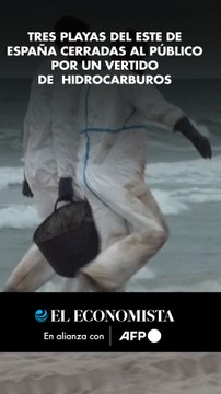 Tres playas del este de España cerradas al público por un vertido de hidrocarburos