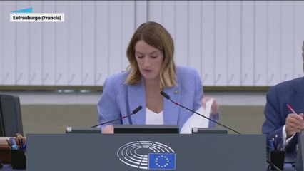 Iratxe García Pérez: "Orbán, se reunió con Putin para denigrar a la Unión Europea, proclamar que tiene un plan de paz que nadie conoce y promocionar al expansionismo ruso"