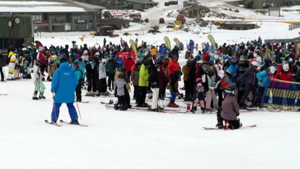 Cold snap brings a blanket of snow to the snow fields