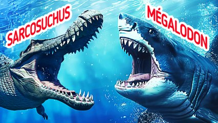 Crocodile Géant Contre Requin Immense + D'autres Curiosités Des Abysses