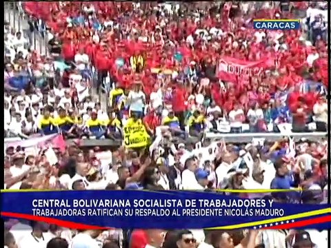 Asamblea de la Clase Obrera en apoyo al presidente Nicolás Maduro