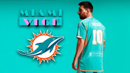 Messi e Inter Miami causan sensación con uniforme en homenaje a los Dolphins de la NFL y la serie 'Miami Vice'