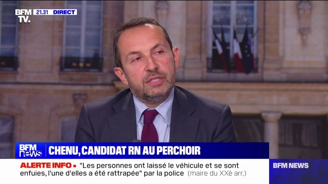 Pour Sébastien Chenu (RN), les barrages à l'accès du Rassemblement national aux postes clés de l'Assemblée nationale sont une négation de la démocratie