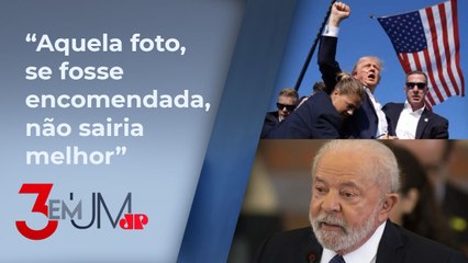 Lula sobre atentado a Trump: “Abominável qualquer violência, mas vai tentar tirar proveito disso”