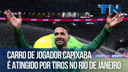 Carro de jogador capixaba é atingido por tiros no Rio de Janeiro