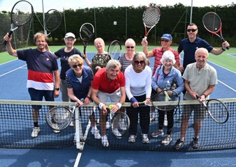 Tennis club hosts open day