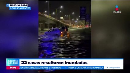 Fuerte tormenta afecta al estado de Aguascalientes
