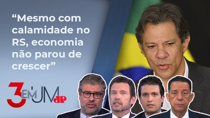 Haddad afirma que Fazenda deve aumentar projeção do PIB em 2024; analistas comentam