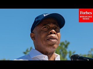 JUST IN: NYC Mayor Eric Adams Holds Press Briefing As Extreme Heat Continues