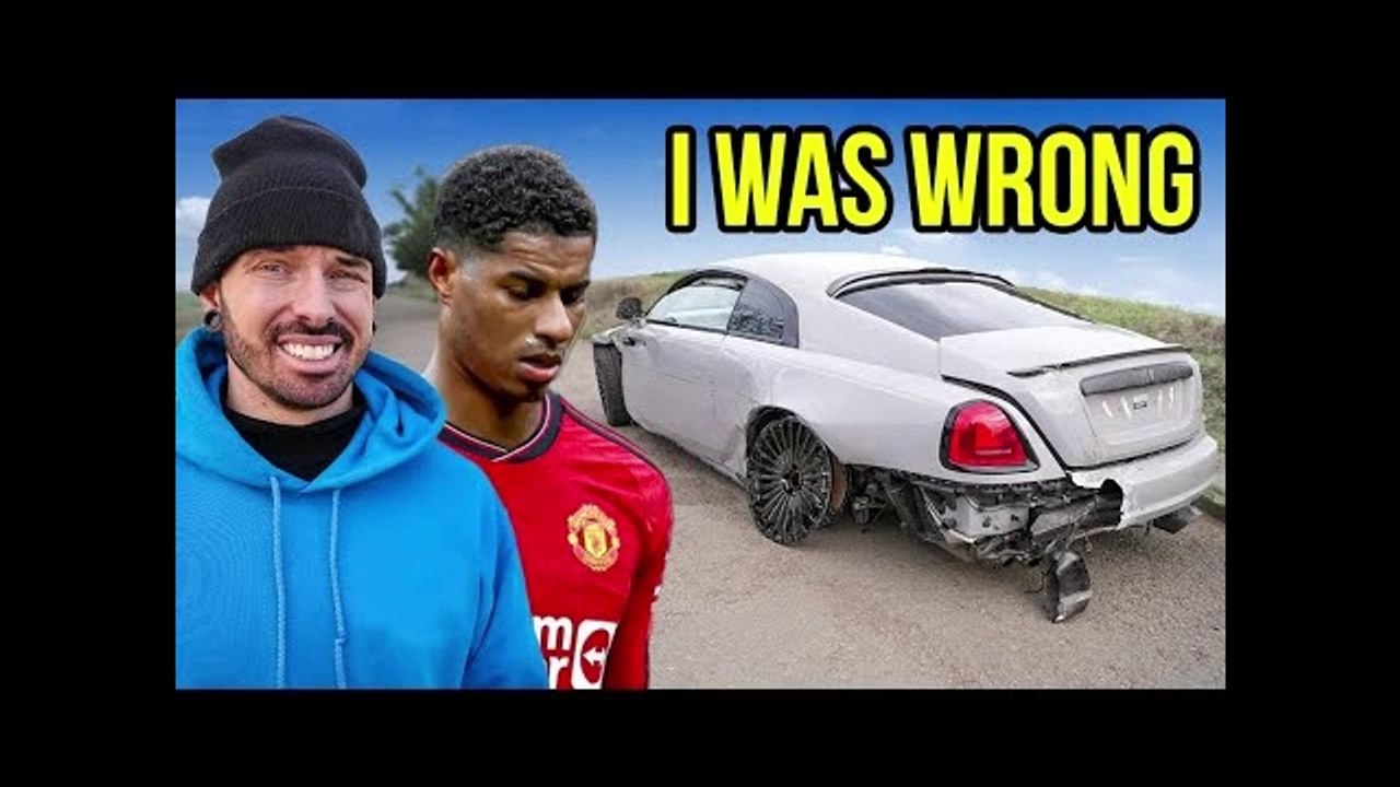 THE TRUTH ABOUT MARCUS RASHFORD'S WRECKED ROLLS ROYCE WRAITH