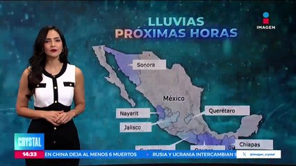 ¡Se esperan más lluvias para las próximas horas en gran parte del país!