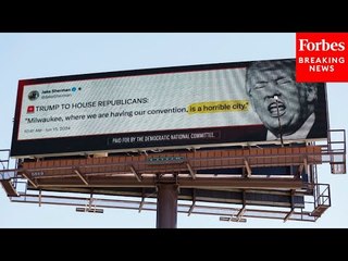 Biden Spox Asked About Counter-Messaging The RNC With Billboards In Milwaukee