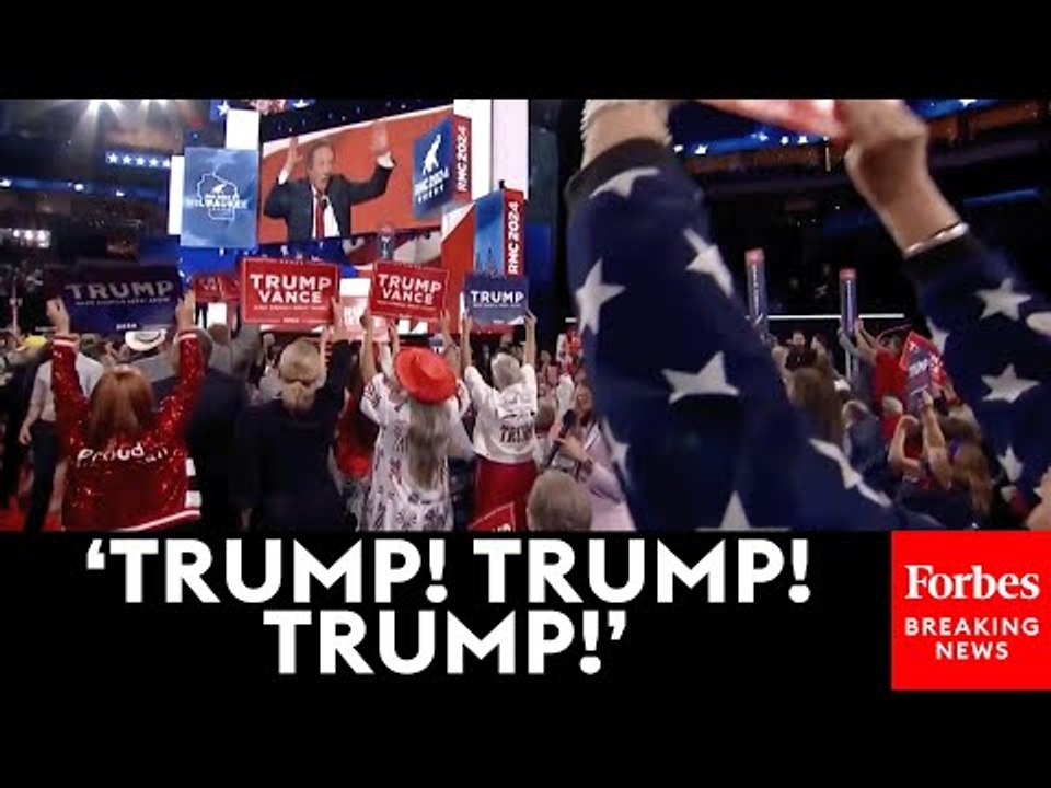 JUST IN: Republican National Convention Crowd Breaks Out In 'Trump' Chant