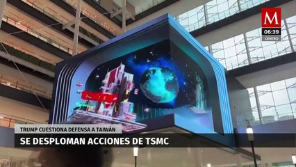 Se desploman acciones de TSMC tras declaraciones de Trump contra Taiwán