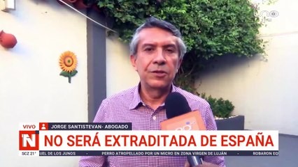 No será extraditada a España