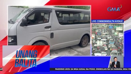 4 na van na colorum umano, nahuli ng SAICT | Unang Balita