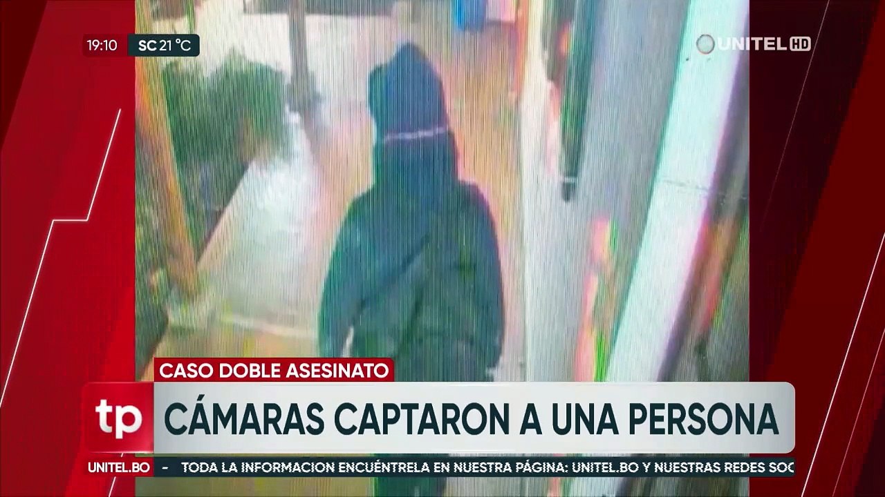 Asesinato de pareja de esposos: un encapuchado con cuchillos fue captado por cámaras de seguridad de la hacienda