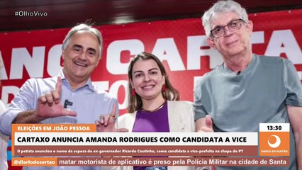 Luciano Cartaxo anuncia Amanda Rodrigues, esposa de Ricardo Coutinho, como candidata a vice em JP