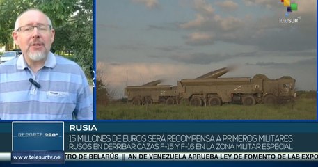 Comunican recompensa de 15 millones de euros a militares rusos que logren derribar Cazas F-16