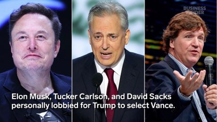 How billionaires swayed Trump to choose JD Vance as his vice president pick