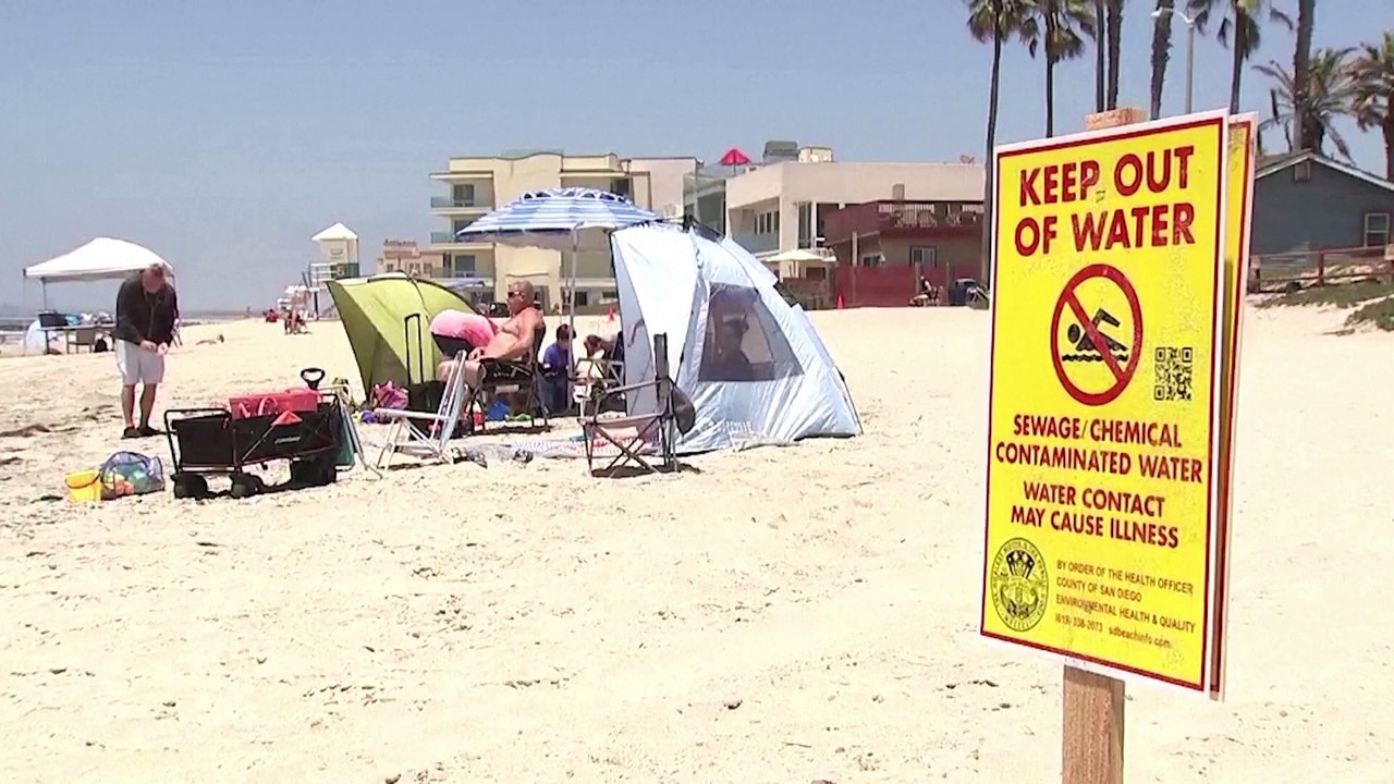 A different border crisis: Tijuana sewage fouls San Diego beaches
