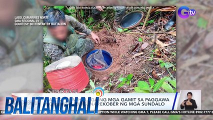 Halos P2.3M halaga ng mga gamit sa paggawa ng pampasabog, narekober ng mga sundalo | Balitanghali