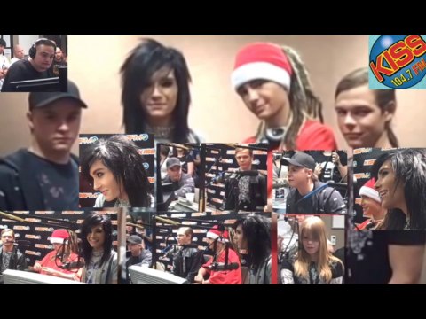 Tokio Hotel en Radio Kiss FM 104.7 (Phoenix. EE.UU) [17 de Octubre de 2008] (Sub-Español)
