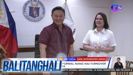 Pamumuno sa DepEd, pormal nang nai-turnover kay Sen. Sonny Angara | Balitanghali