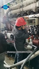 Zichai electronically controlled marine engine.