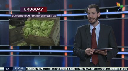 Se incrementan las olas de frío en Argentina y Uruguay