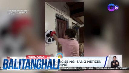 Boxing-style exercise ng isang netizen nauwi sa zum-boxing | Balitanghali