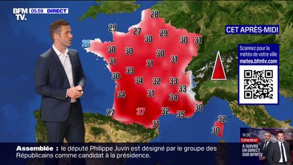 Download Video: Le retour de fortes chaleurs dans le sud-est et un ciel bleu sur tout l'Hexagone