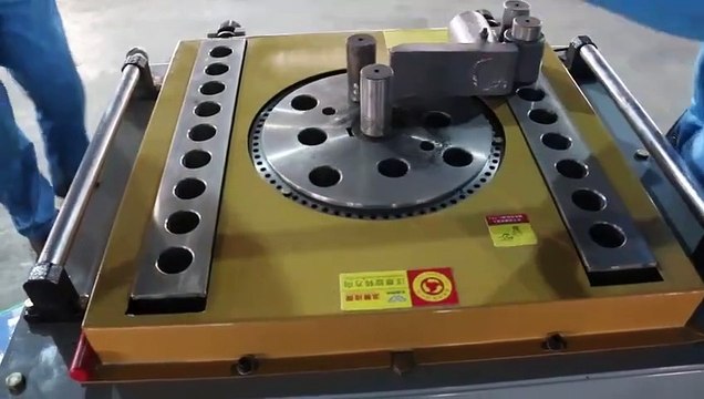 GW52/42 Rebar bending machine with locating pin