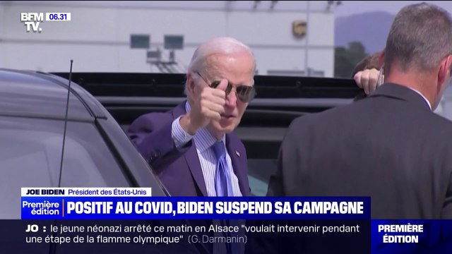Présidentielle américaine: Joe Biden, positif au Covid, suspend sa campagne