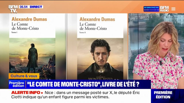 Le Comte de Monte-Cristo : le succès du film avec Pierre Niney relance les ventes du livre, avec plus de 180.000 exemplaires écoulés