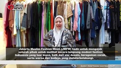 Jakarta Muslim Fashion Week Bantu Jenama Modest Fashion Tampil di Ajang Fashion Bergengsi