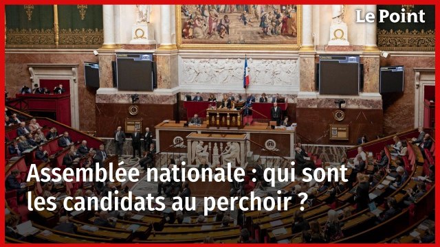Qui sont les candidats au perchoir de l'Assemblée nationale ?