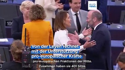 Es könnte knapp werden: EU-Kommissionspräsidentin von der Leyen stellt sich zur Wiederwahl